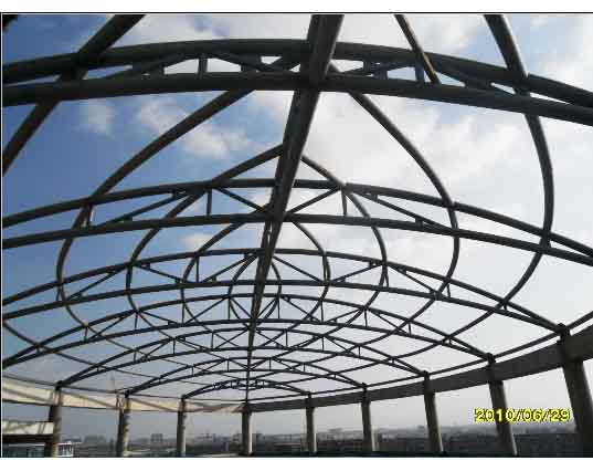 永济中煤朔州宾馆管桁架工程