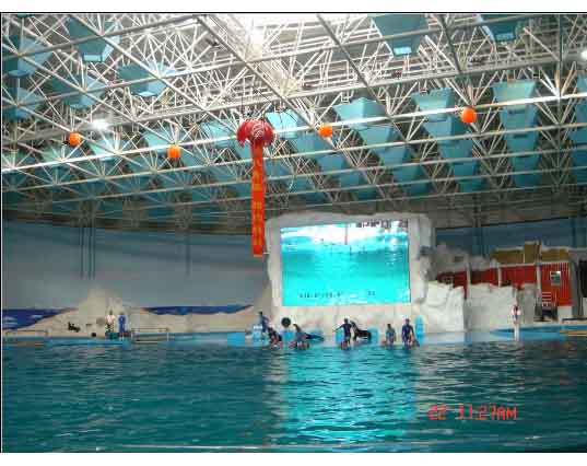 永济游泳馆螺栓球网架